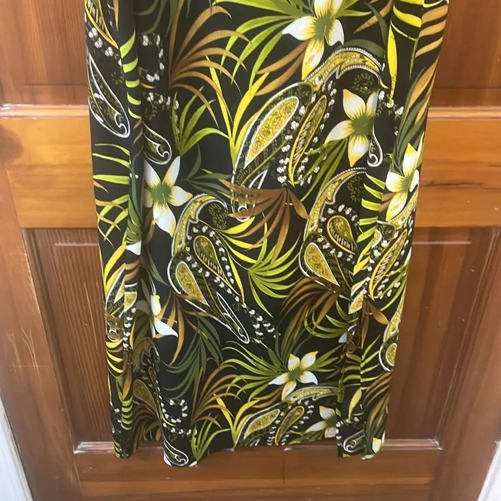 Plus Size Maxi Dress Tropical Print Size 18 - Picture 5 of 11